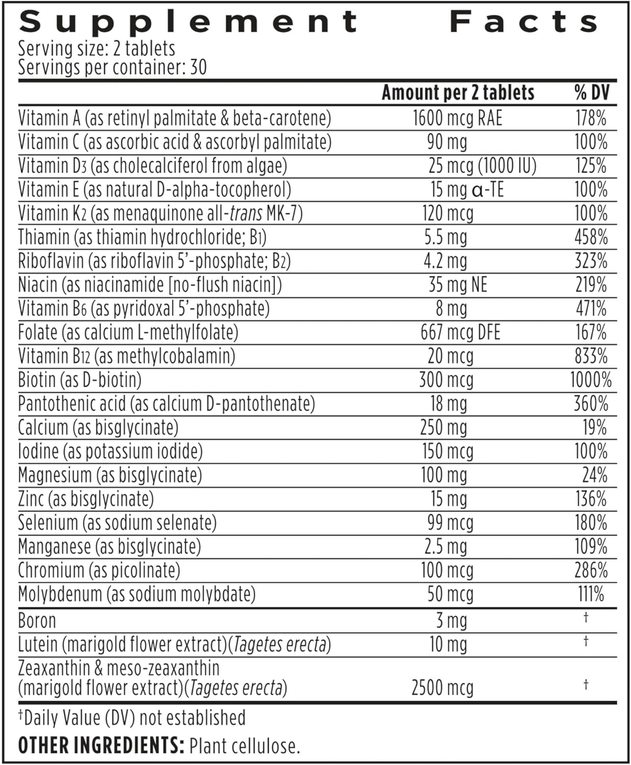 Igennus Methylated Women's 50+ Multivitamin with Calcium & Magnesium, Pure & Clean, All-Day Nutrient Delivery with High-Strength B-Vitamins, Antioxidant Support, Iron and Copper Free, 60 Vegan Tablets - Image 6