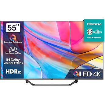 Hisense 55A7KQ TV 139.7 cm 55 4K Ultra HD Smart TV WiFi Black Operating system VIDAA U [Energy Class G]