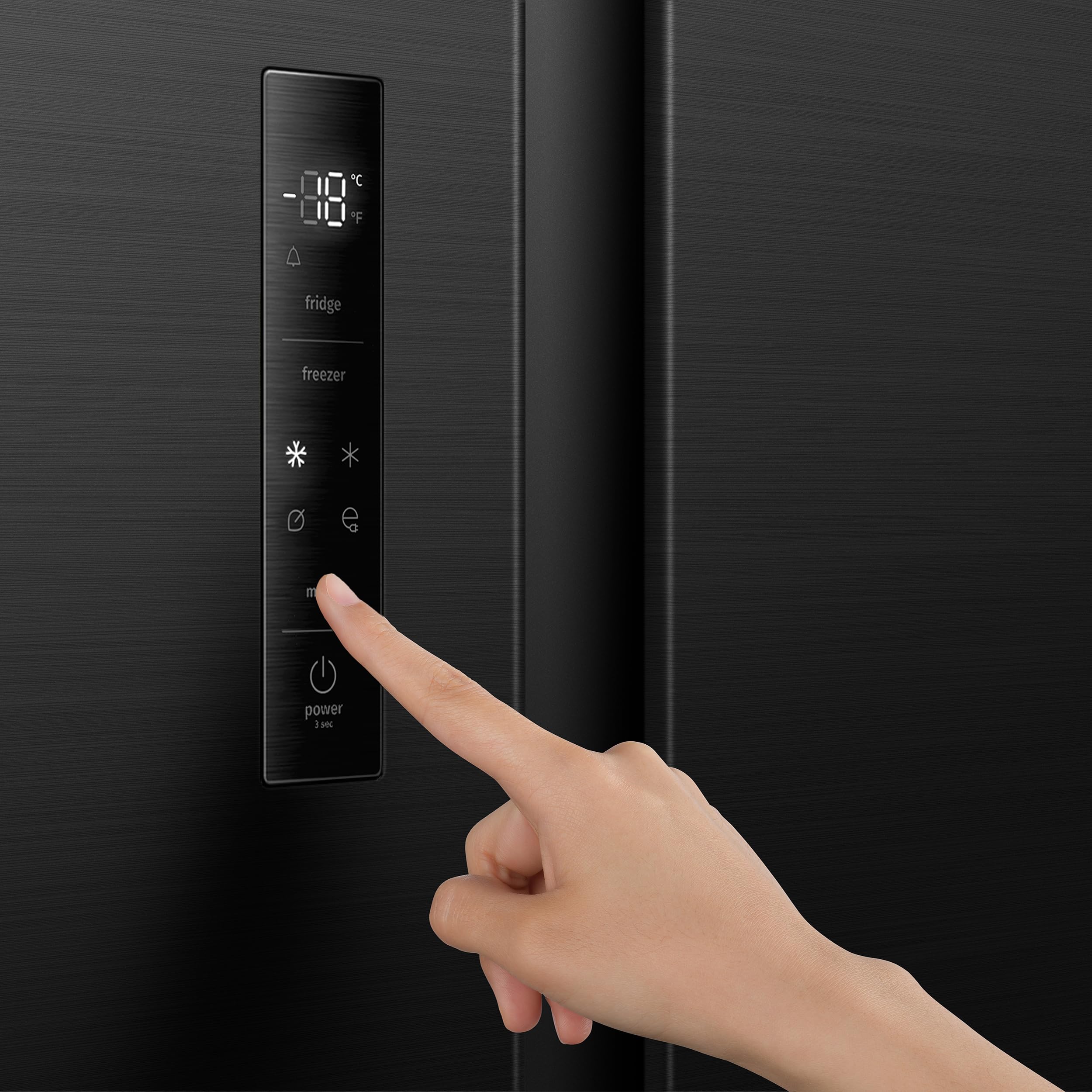 Gorenje NRS917E41BX lodówko-zamrażarka/wolnostojąca / 544L/39dB/ EEK: E/NoFrost Plus/EcoModus/Multiflow 360°/ CrispZone/FastFreeze/(szer. x wys. x gł.): 91,1 × 178,6 × 61,5 cm/czarna