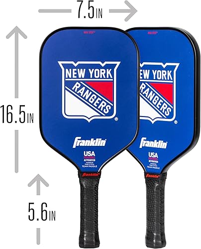 Miniatura 3 de Franklin Sports Palas de pickleball del equipo de la NHL  Palas oficiales de pickleball con el logotipo del equipo de hockey de la NHL  Signature