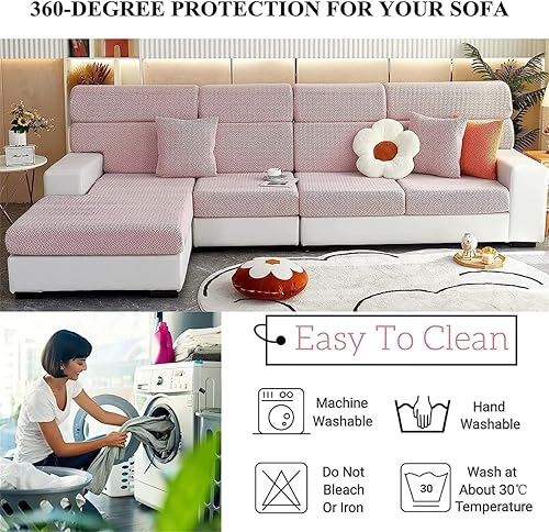 Miniatura 4 de Fundas de sofá héroe, fundas de sofá de héroes, fundas de sofá relajantes para el hogar, fundas de sofá mágicas elásticas para seccionales,