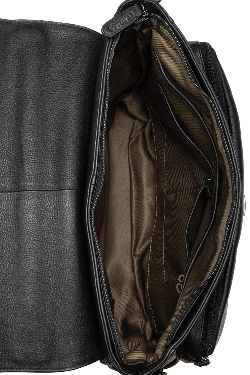 LEABAGS Leder Umhängetasche Herren Aktentasche Vintage Laptoptasche Messenger Bag für 15 Zoll Laptop, Umhängetasche mit Schultergurt, Notebooktasche Leder，Arbeitstasche,Schultertasche