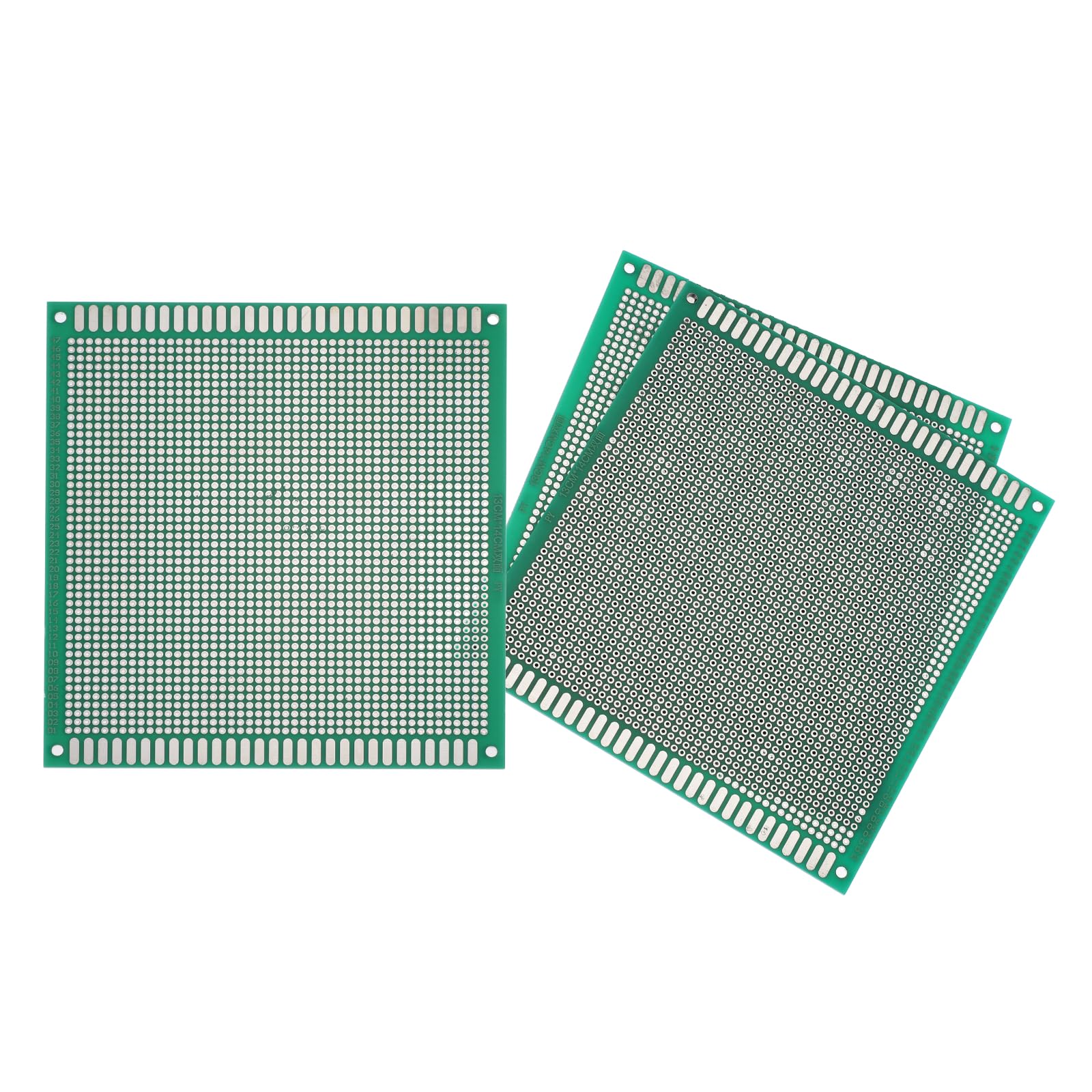 – sourcing map 3Pcs Breadboard Solderable 140mm x 130mm Green Circuit PCB Board Double Sided Tin-Plated PCB Prototype Board for Electronics Prototyping, DIY Circuits Projects
