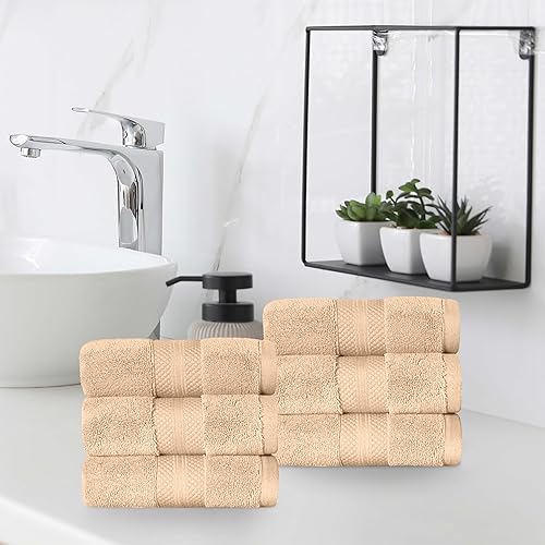 Miniatura 117 de Superior Juego de toallas de algodón turco de 3 piezas, toallas surtidas para el hogar, artículos esenciales de baño, toalla de baño, toalla