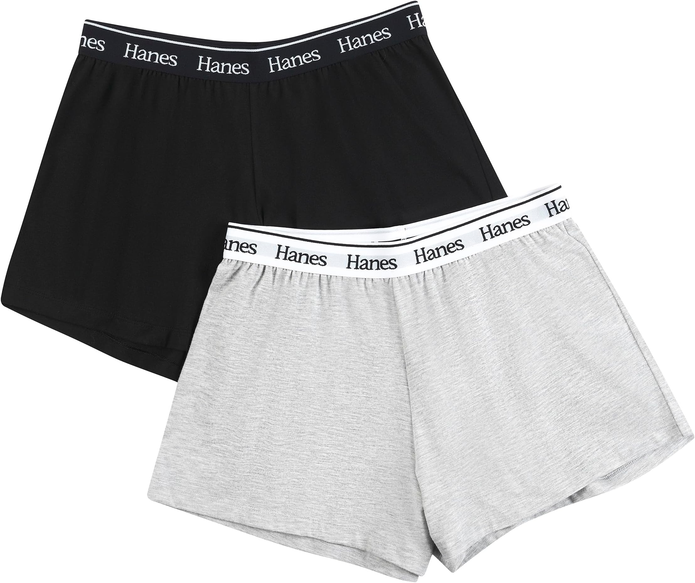 Womens Originals Pajama Shorts Pack, 2-Pack, Comfywear Pajamas for Women Set, Loungewear Clothing, Sleep Shorts
