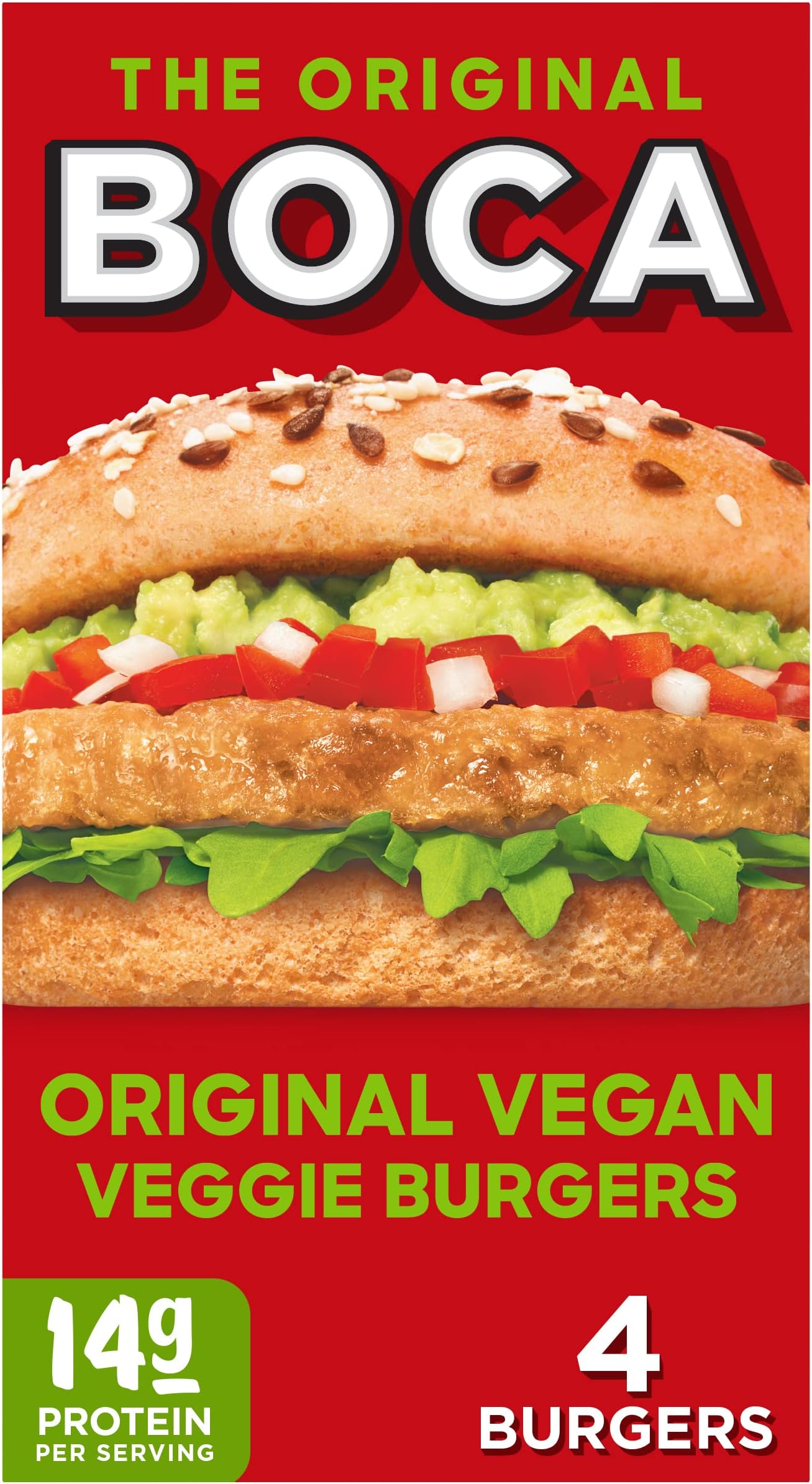 Boco, Original Vegan Veggie Burgers, 10 Ounce