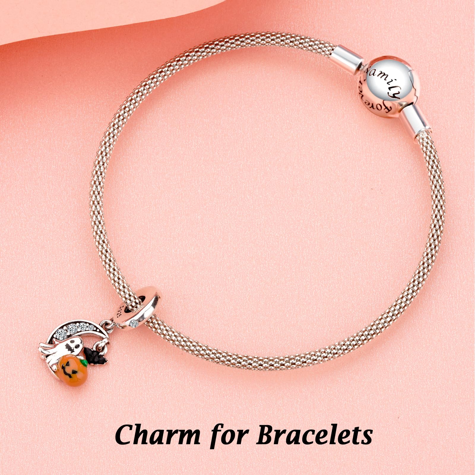 Annmors Charm Ciondolo Inverno Pupazzo Fiocco di neve 925 Argento Sterling Pendenti per Donne Braccialetti e Collane