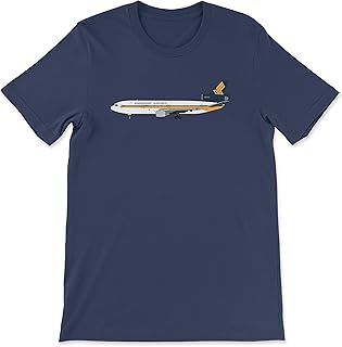 Singapore Airlines Mcdonnell Douglas DC-10 Unisex T-Shirt Navy Large