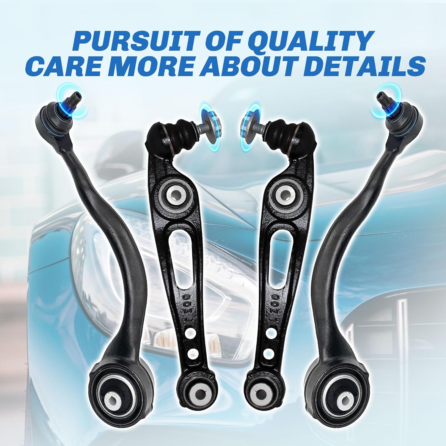 Front Lower Control Arm Forward Compatible With 2013-2018 Land Rover Discovery/Range Rover/Range Rover Sport Lower Control Arm Kit