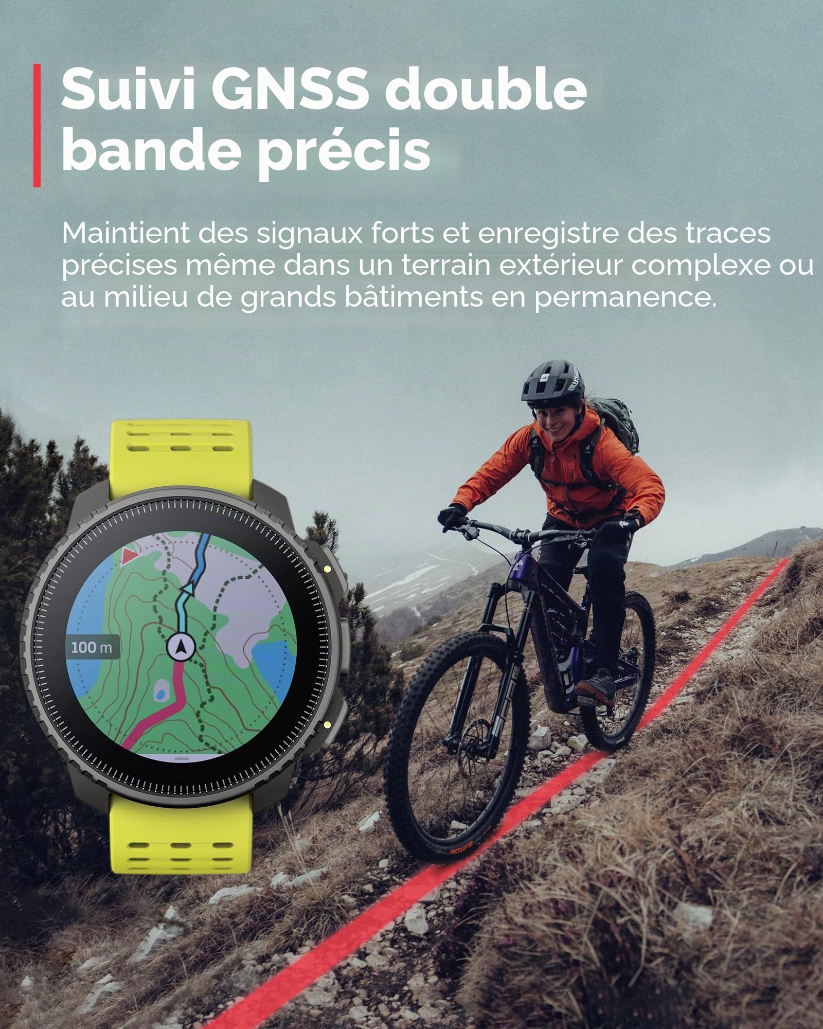 SUUNTO Verticale : Montre GPS d'aventure, Grand écran, Cartes Hors Ligne, Charge Solaire
