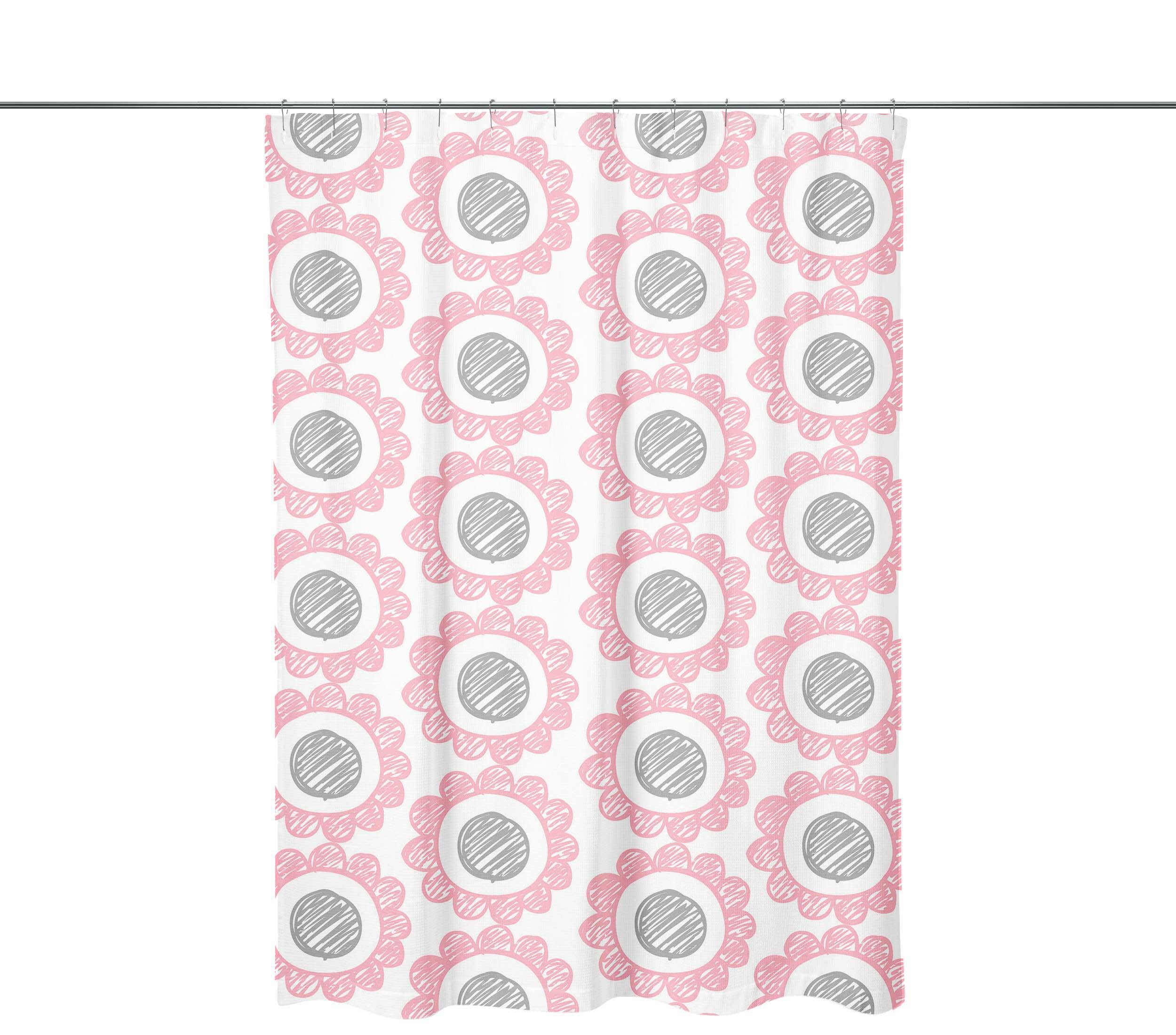 Bonamaison Shower Curtain, Polyester, Multicolor, 150x200