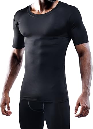 NELEUS Men's 3 or 4 Pack Workout Athletic Compression Shirts