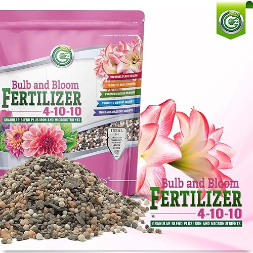 Miniatura 5 de Fertilizante para bulbos y flores 4-10-10, fabricado en Estados Unidos, NPK + micronutrientes, alimento vegetal para plantas de interior/exterior,