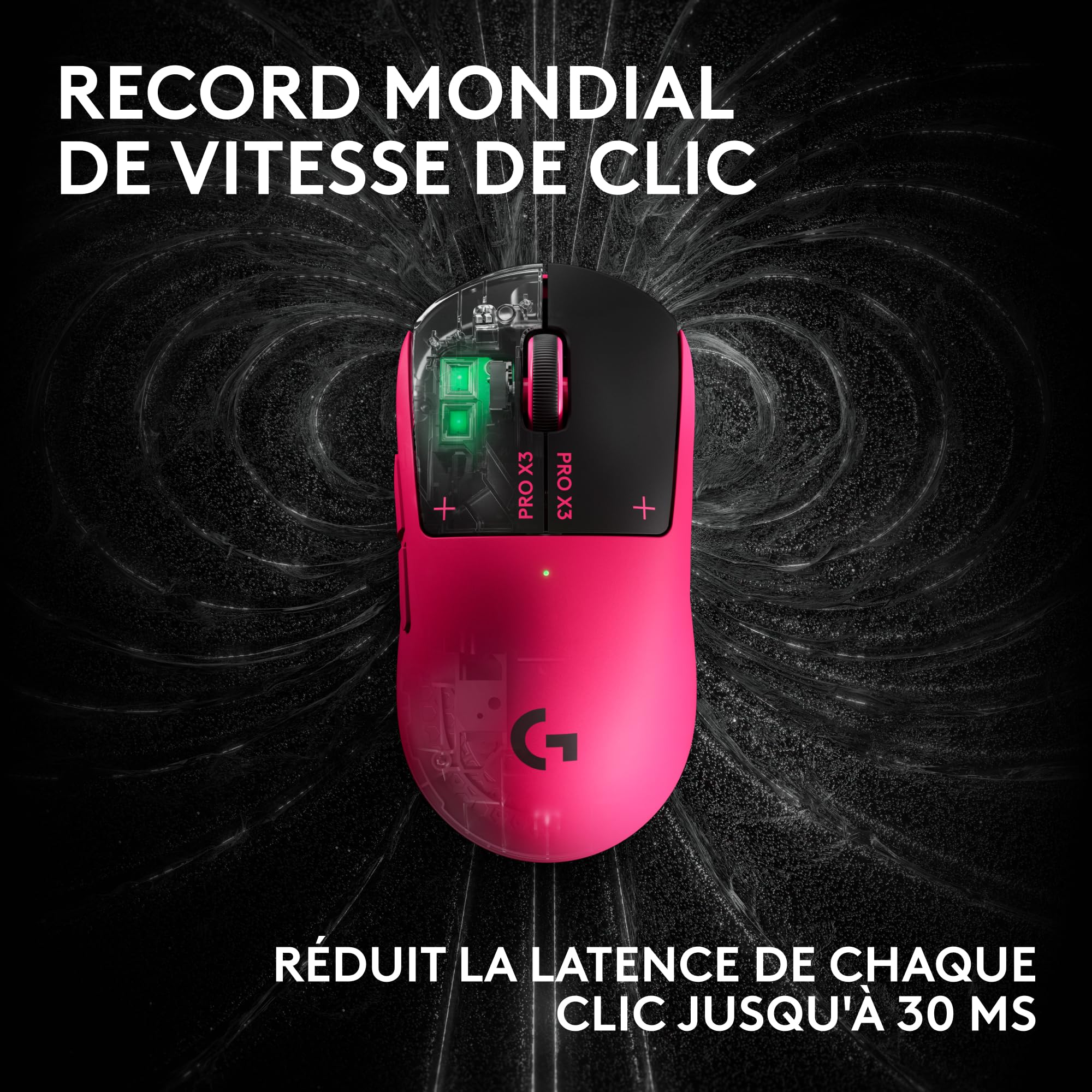 Logitech G Pro X3 SUPERSTRIKE, Ultra-légère, Boutons programmables, Lightspeed, PC, Mac. Exclusivité Amazon : Souris de Jeu Pro X3 SUPERSTRIKE sans Fil Lightspeed