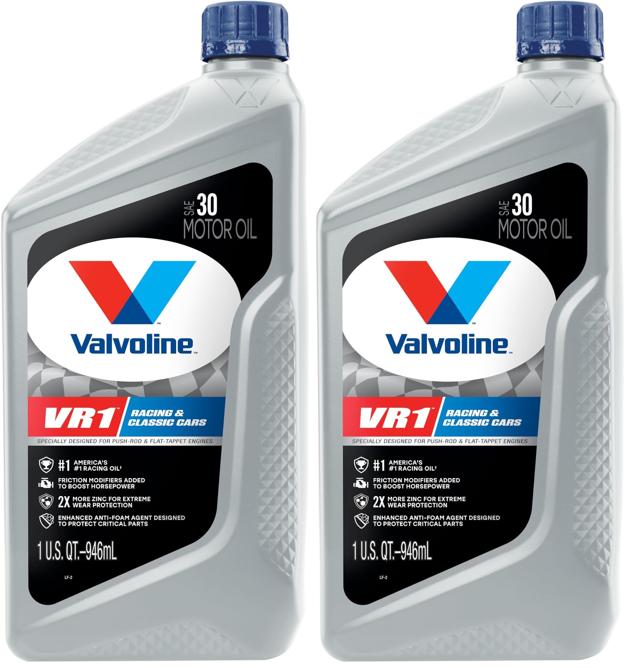 VR1 Racing SAE 30 Motor Oil 1 QT (Pack of 2)
