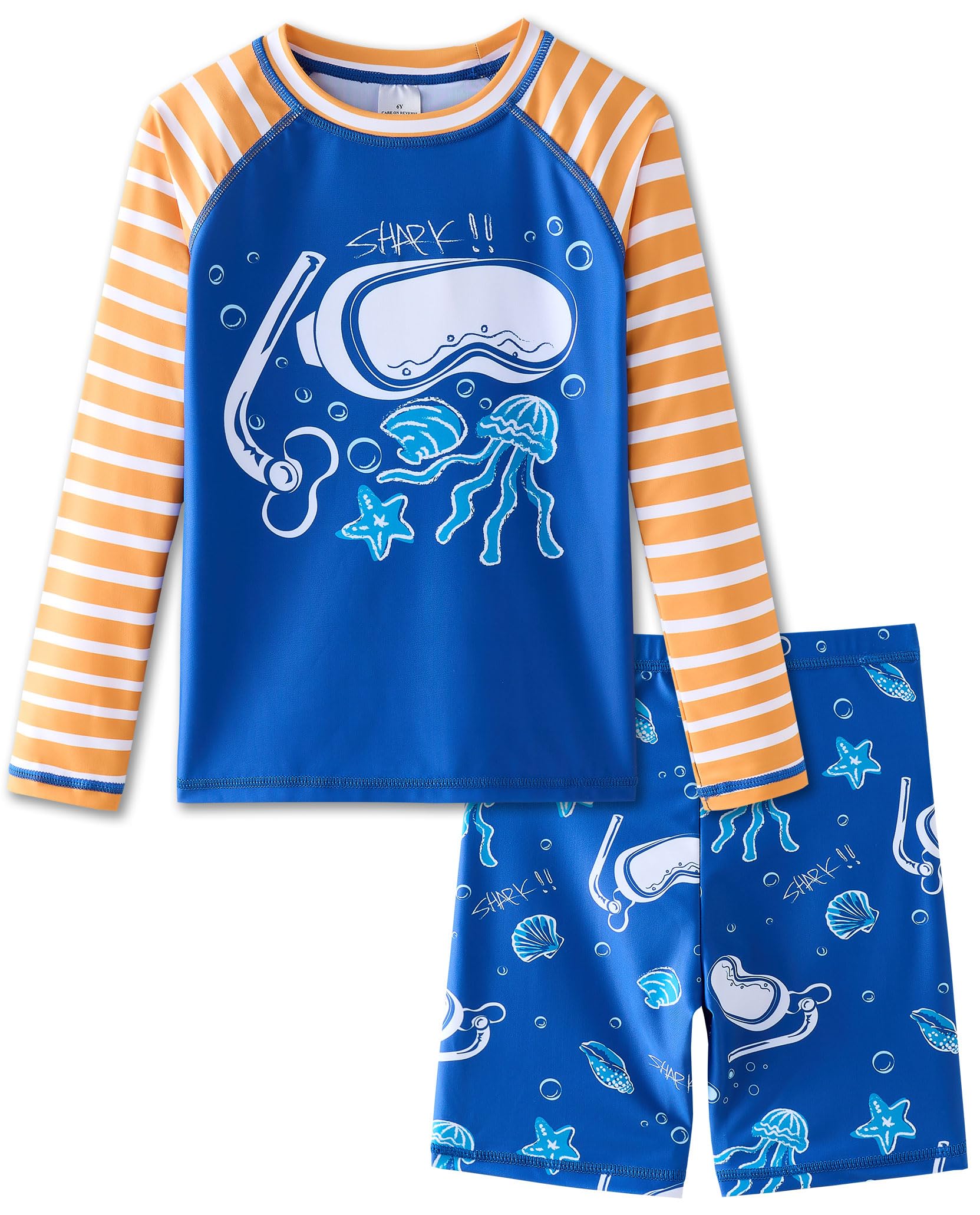 UMELOK Boys Rash Guard Sets Swimsuit