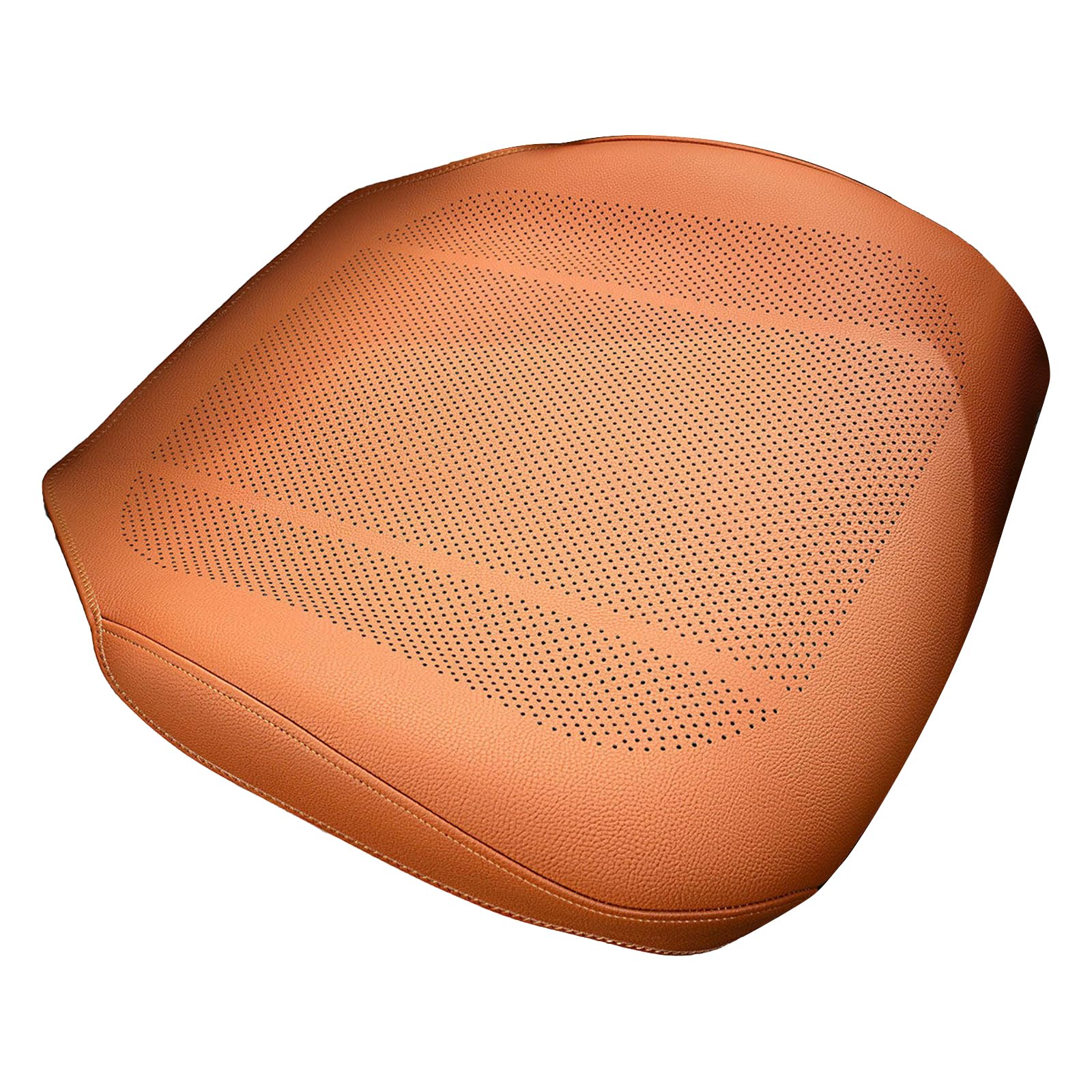 CRFFZ Ergonomic Pad with Cooling Ice Silk Fabric Seats Ventilation Cushion for Long Sitting Comfort and Durability Car Seats Ventilation Cushion