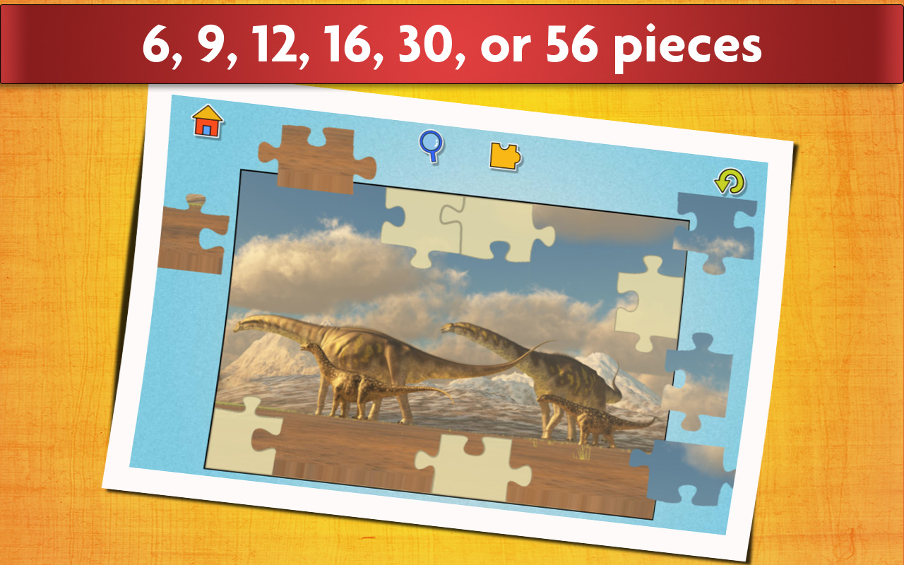 Dinosaur Jigsaw Puzzles for Kids Full version (Freetime Edition