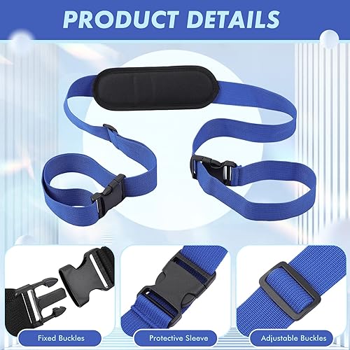 Miniatura 2 de 5 correas de transporte para silla plegable de playa, correas ajustables para silla de playa, correas de transporte para silla plegable, paraguas,