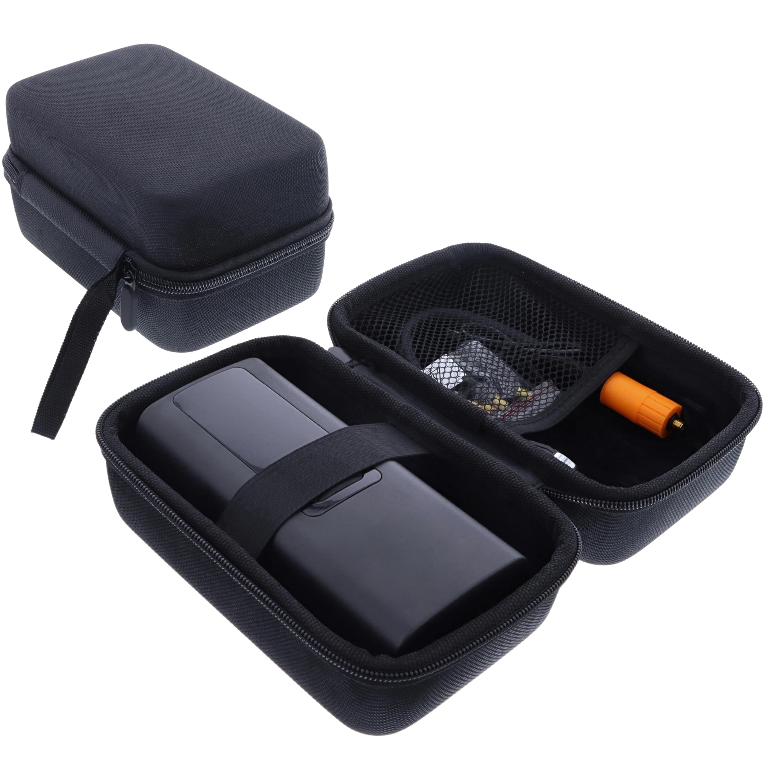 foto-kontor Bag compatible with Suafsu Elektrische Luftpumpe Air Pump Mini Air Compressor Case Hard Shell Protective Travel Storage Shockproof Water-Resistant Carrying Bag with Mesh Pocket for Accesso - Image 2