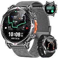 Orologio Smartwatch Uomo GPS Orologi: 1.7" AMOLED Intelligenti Watch con GPT Effettua