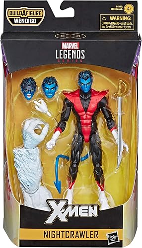 Miniatura 1 de Marvel Classic Hasbro Legends Series - Figura de acción coleccionable de 6 pulgadas (colección X-Men/X-Force), con parte de figura de Wendigo,