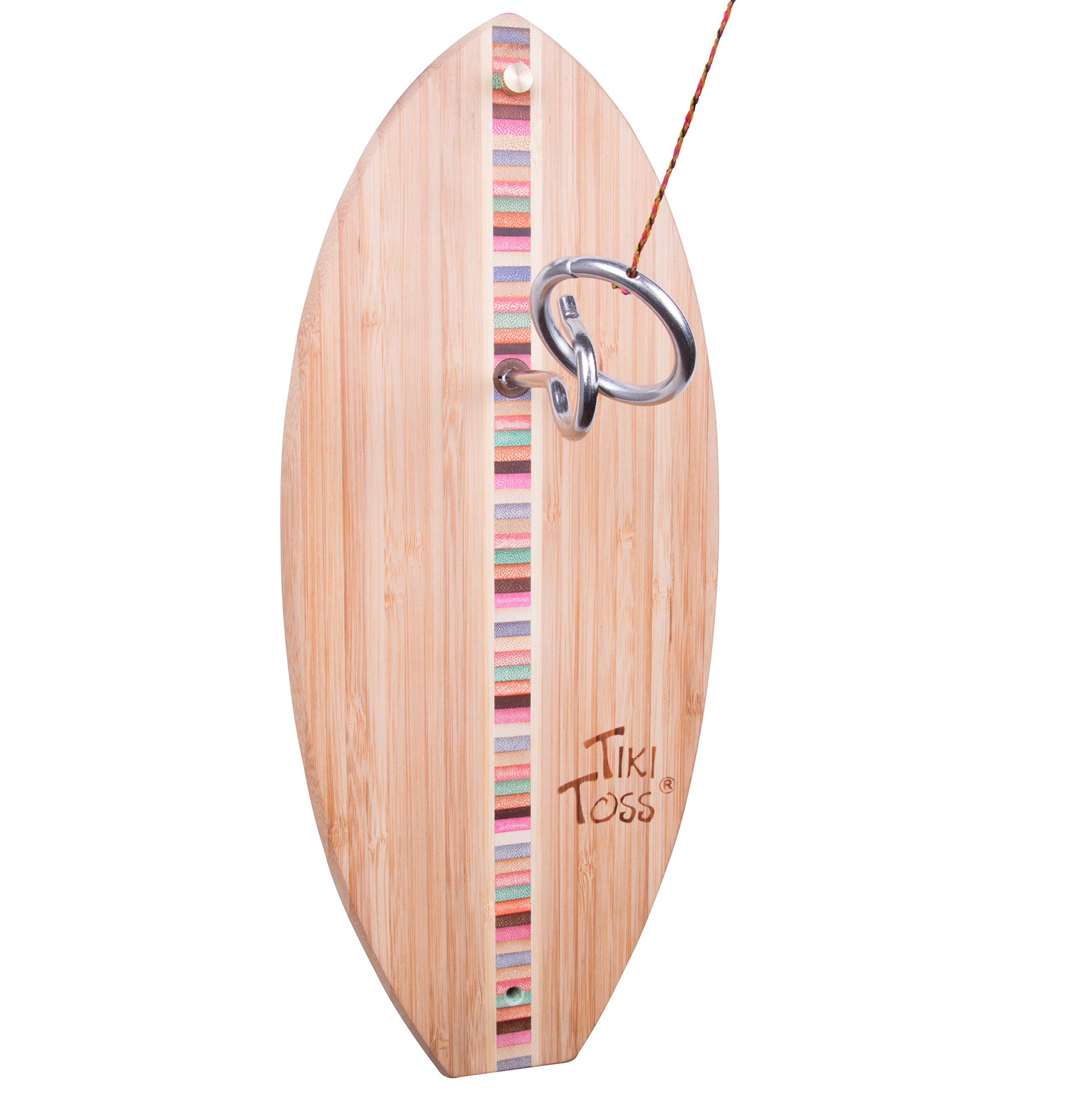 Tiki TossRing Toss Game for Adults & Kids - Hook and Ring Games with String and Hooks for Indoor Use, Man Cave Decor & Stuff, Gifts for Men - Standard/Deluxe 13 Inch, Tiny 5 Inch