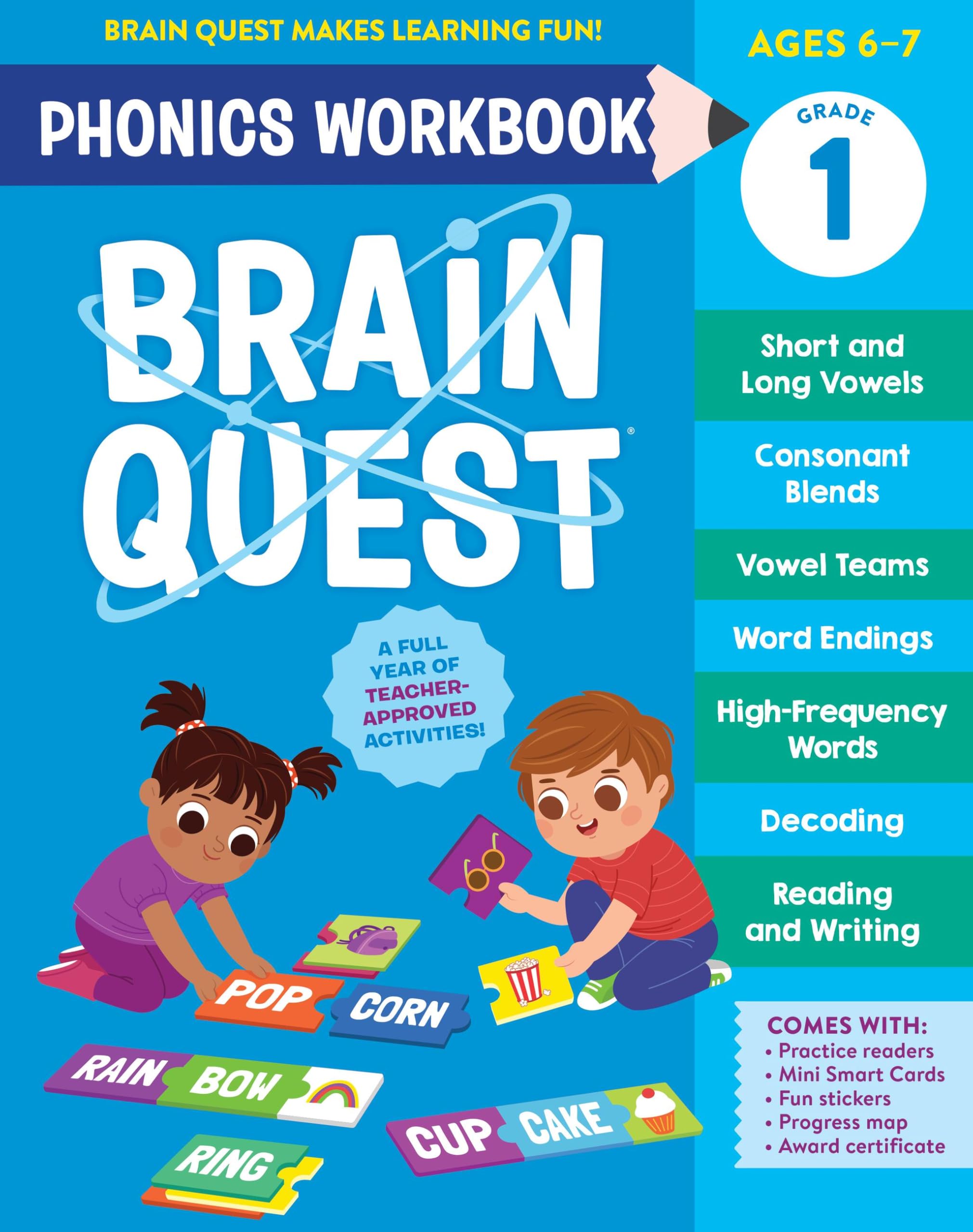 Brain Quest Phonics Workbook: Grade 1: 3