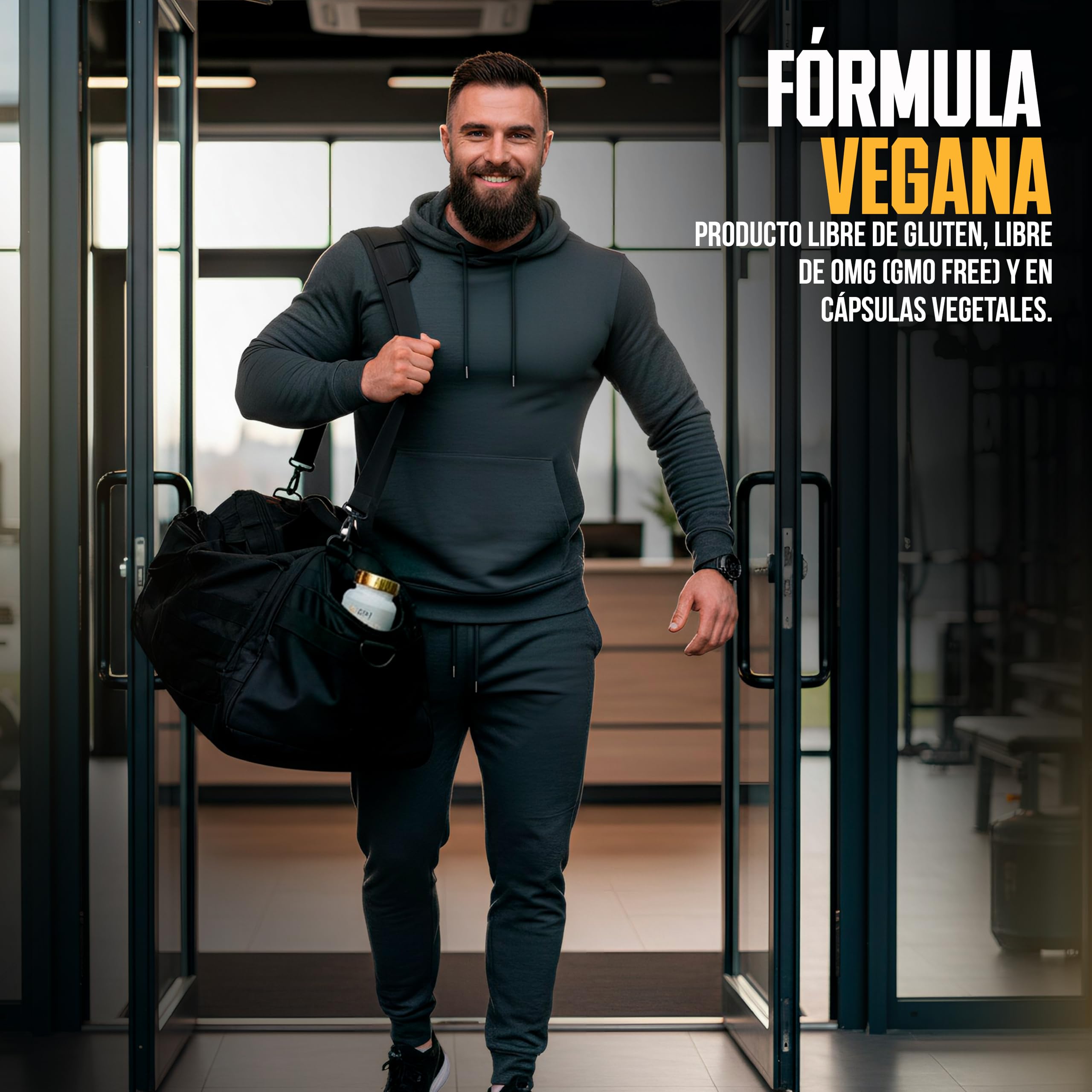 Potenciador testosterona y libido hombre, Tribulus Terrestris 90% Saponinas – Alpha Pro – Fórmula 5 en 1 con KSM-66® Ashwagandha, Fenogreco, L-Citrulina y Resveratrol – Fuerza, Energía y vitalidad.