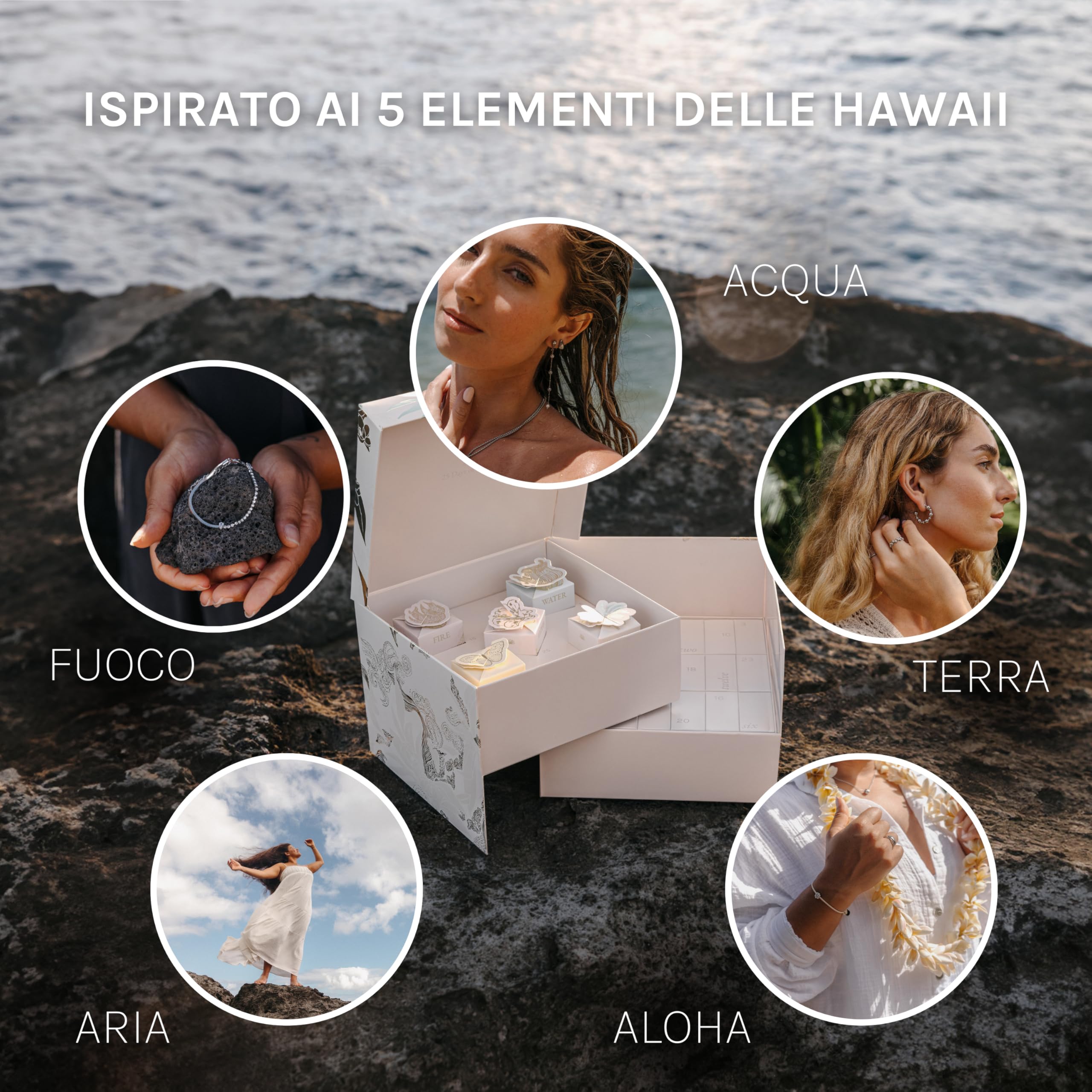 Purelei Calendario Avvento – 25 gioielli esclusivi per ogni occasione – Regali avvento – Packaging riutilizzabile e sostenibile – calendario dell'avvento donna