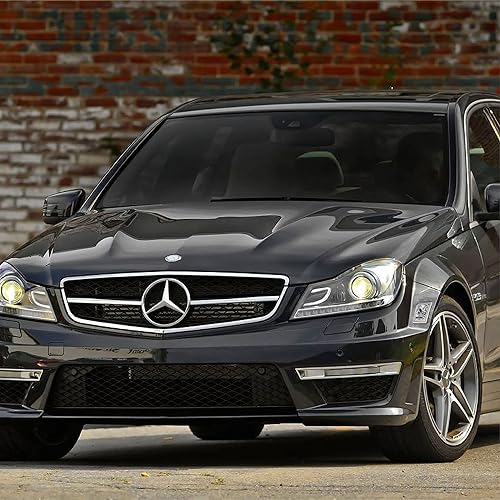 Miniatura 9 de USR DEPO 08-11 W204 Clase C - Juego de luces laterales transparentes para parachoques (izquierda + derecha) compatible con Mercedes Benz W204