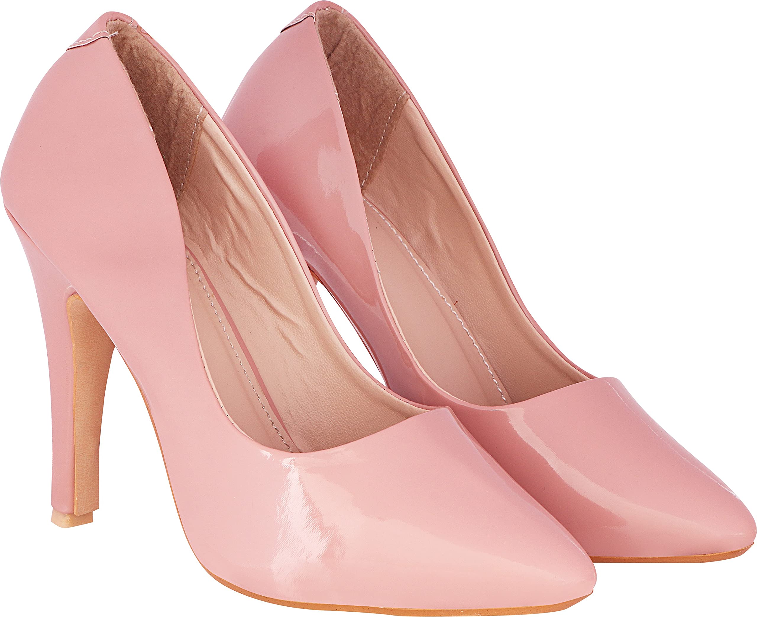 Shoetopia Womens/Girls Pink Solid Stiletto Pumps (B09GN94VWR) Amazon Price History, Amazon Price Tracker