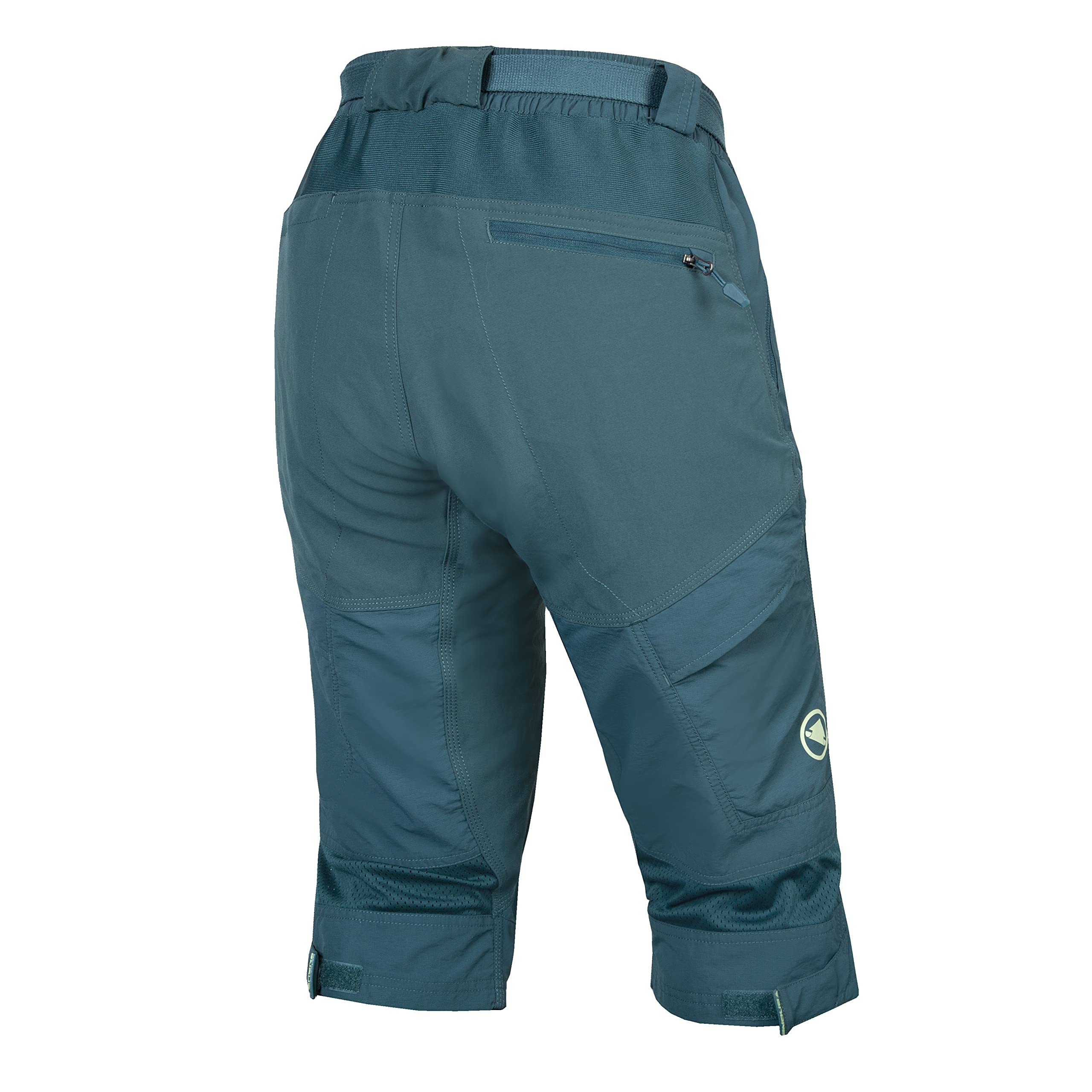 Endura Womens Hummvee Mountain Bike Baggy Cycling Short with Liner 3/4 Shorts - Deep Teal, Small