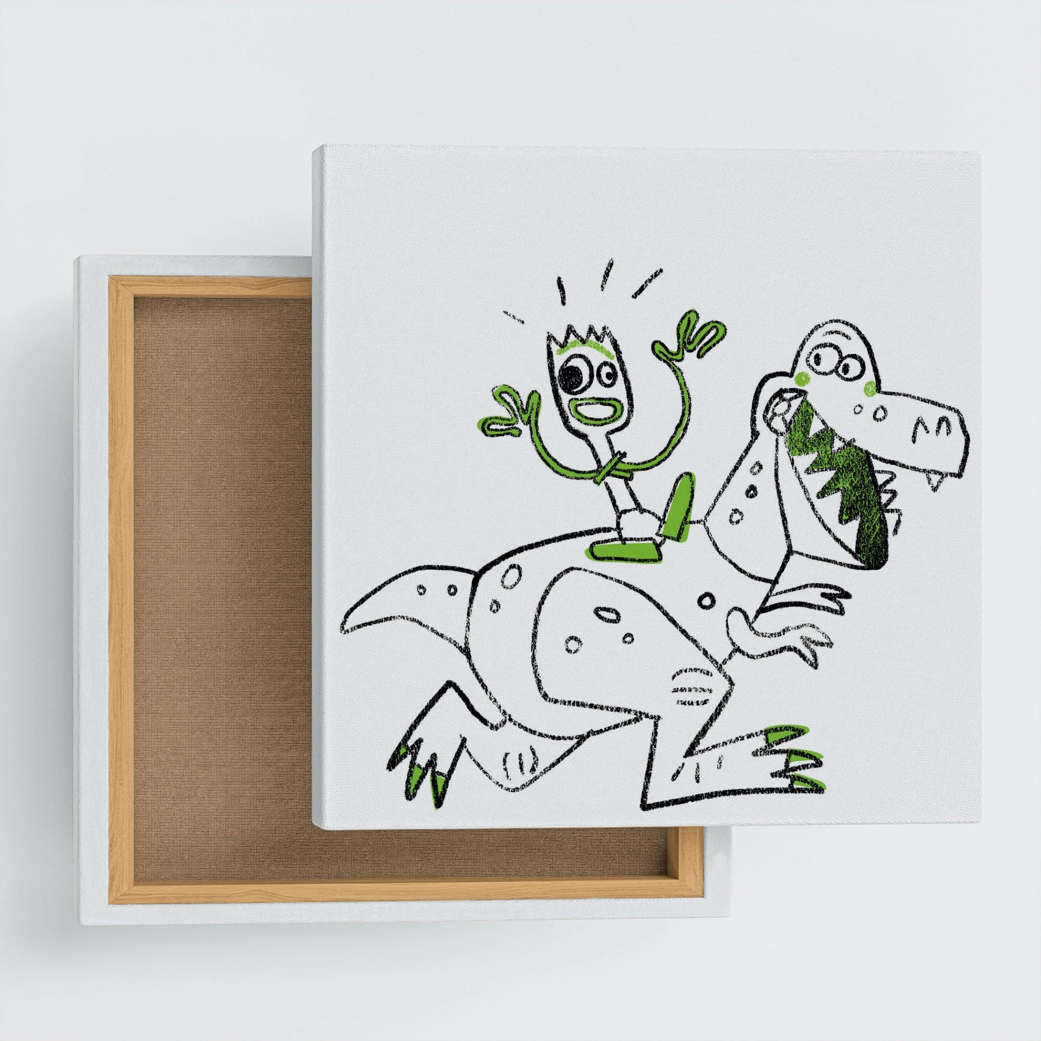 トイストーリー　ピクサー　ディズニー　アート　絵画　パネル トイ・ストーリーの壁掛けアート インテリア雑貨 アートパネル