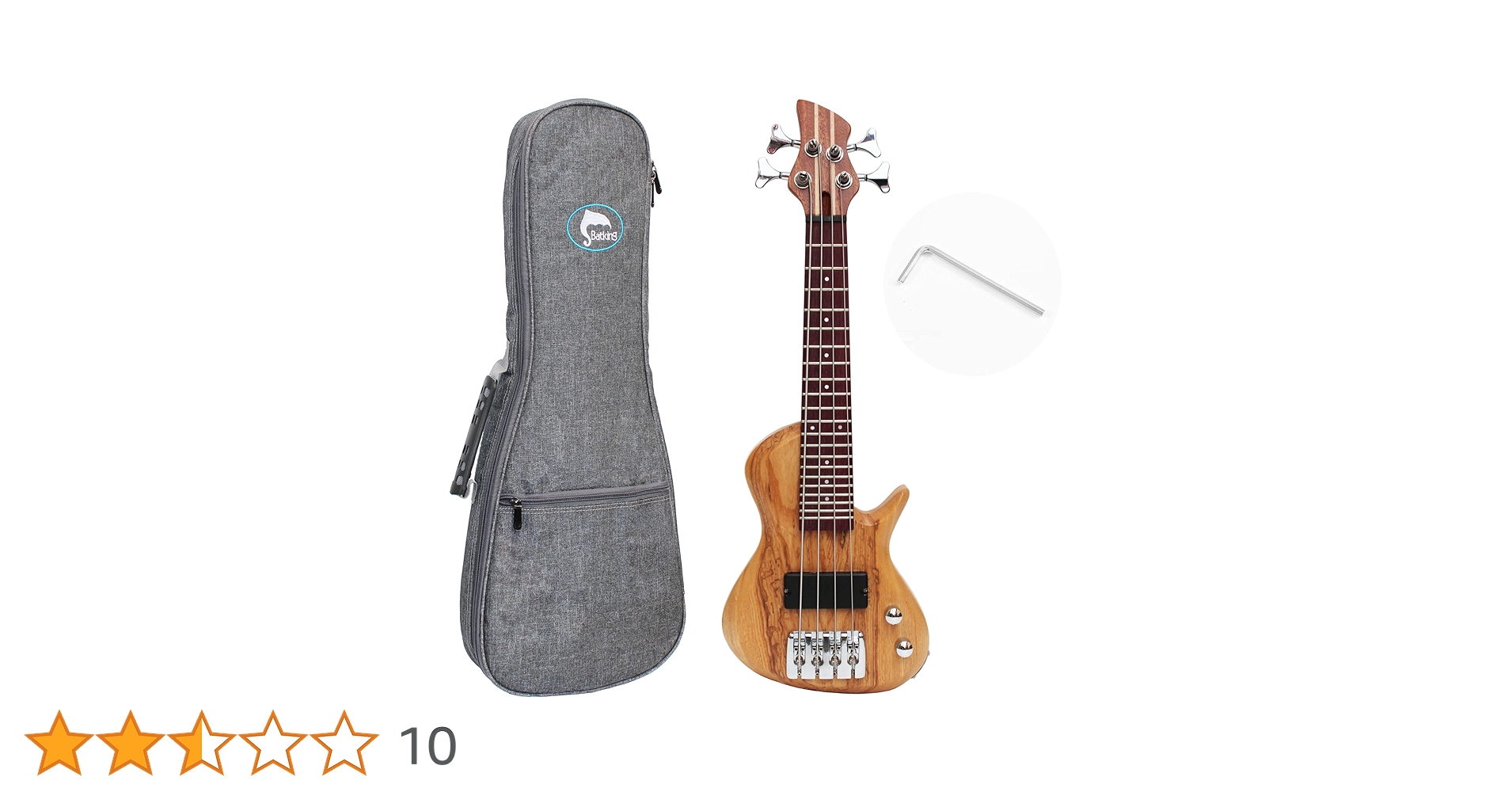 Magna ミニキッズ用エレキベース 4弦 ナチュラル Amazon.co.jp: バッキングミニエレキベースギター、トラベル