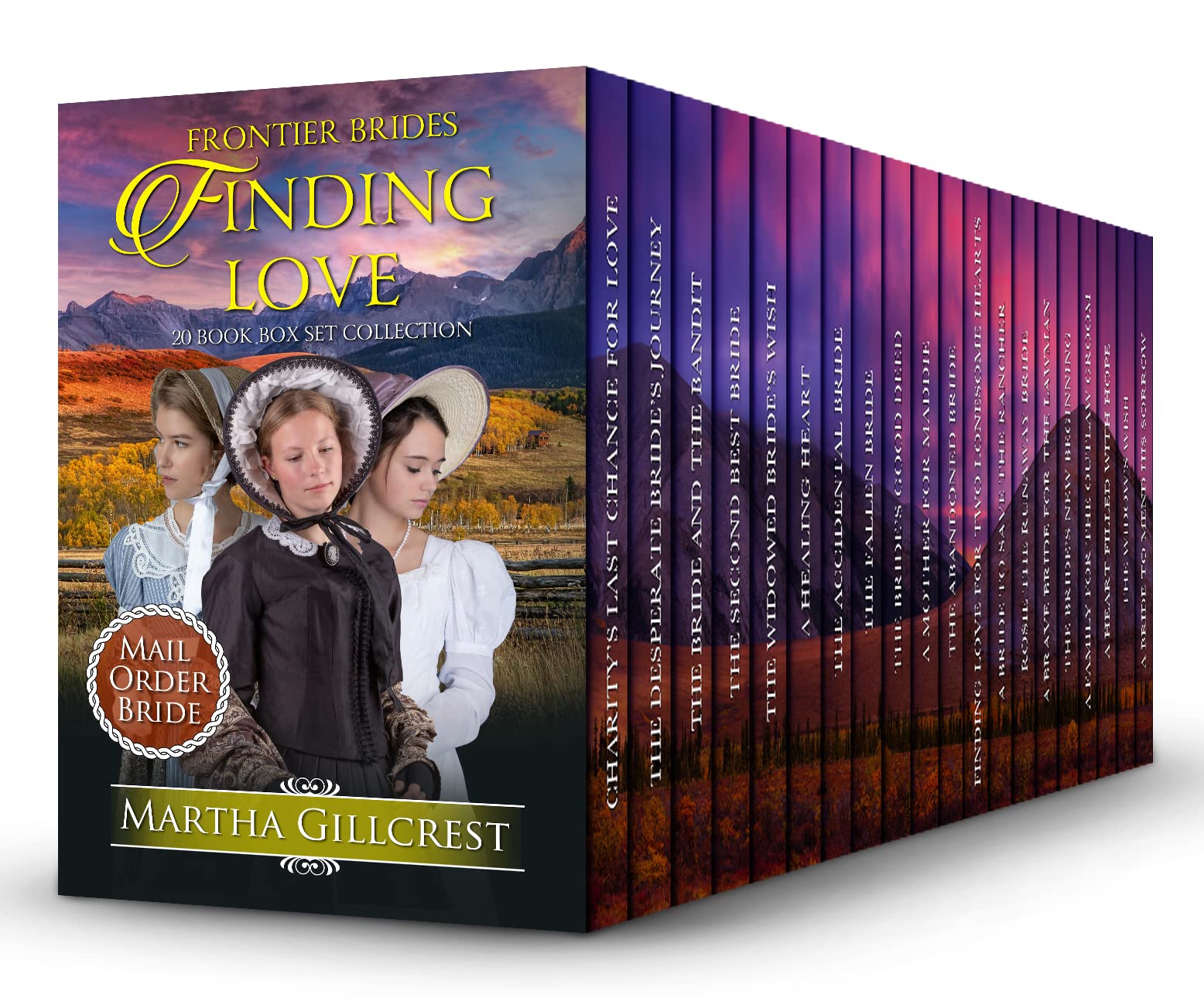 Frontier Brides Finding Love (20 Book Box Set Collection)