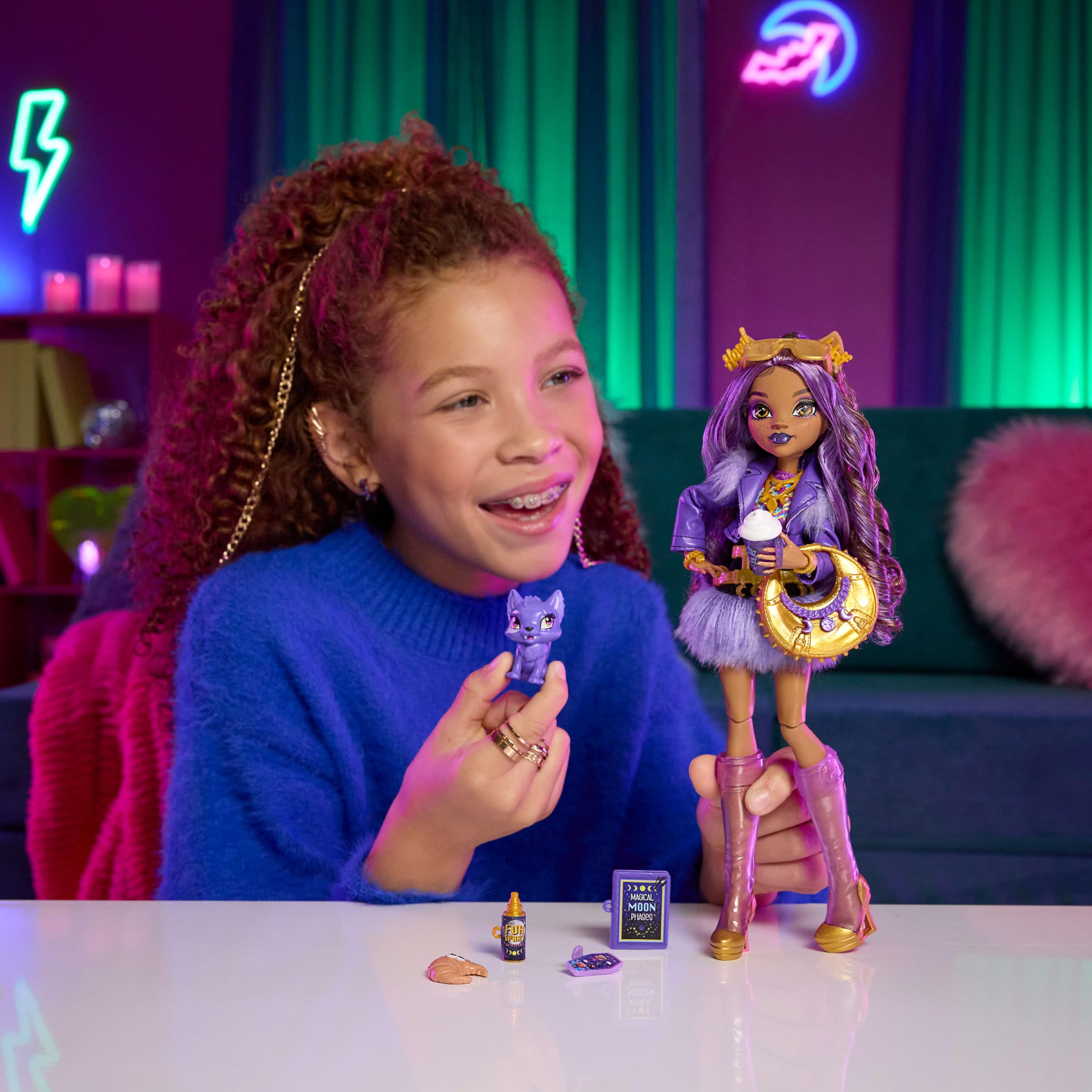 Monster High Lalka Clawdeen Wolf z wilczym szczeniakiem