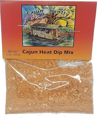 Cajun Country Cajun - Mezcla de inmersión térmica, paquete de 1 onza (hace 2.5 tazas de inmersión)