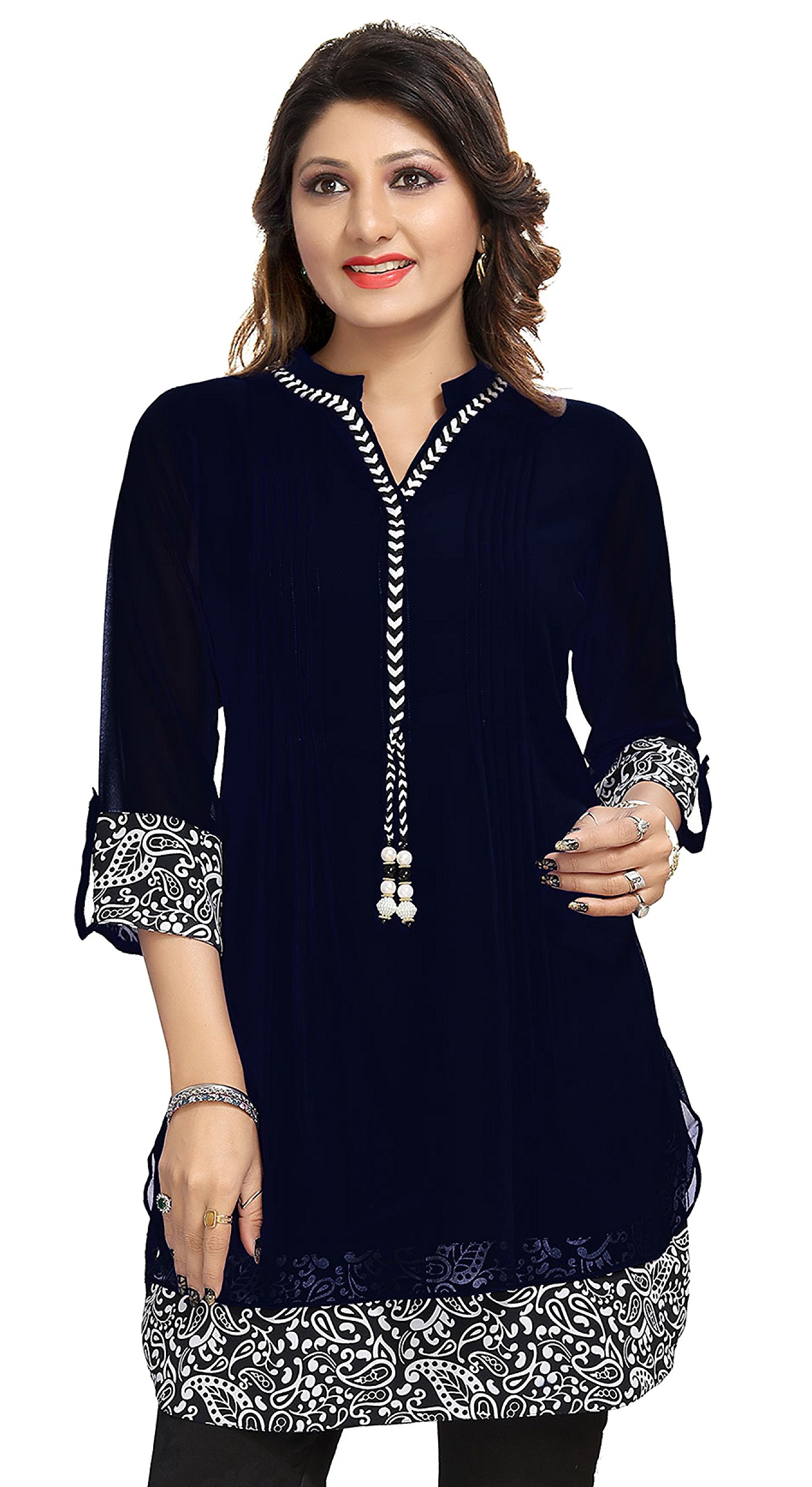 meher Impex Women's Georgette Top-picture-11