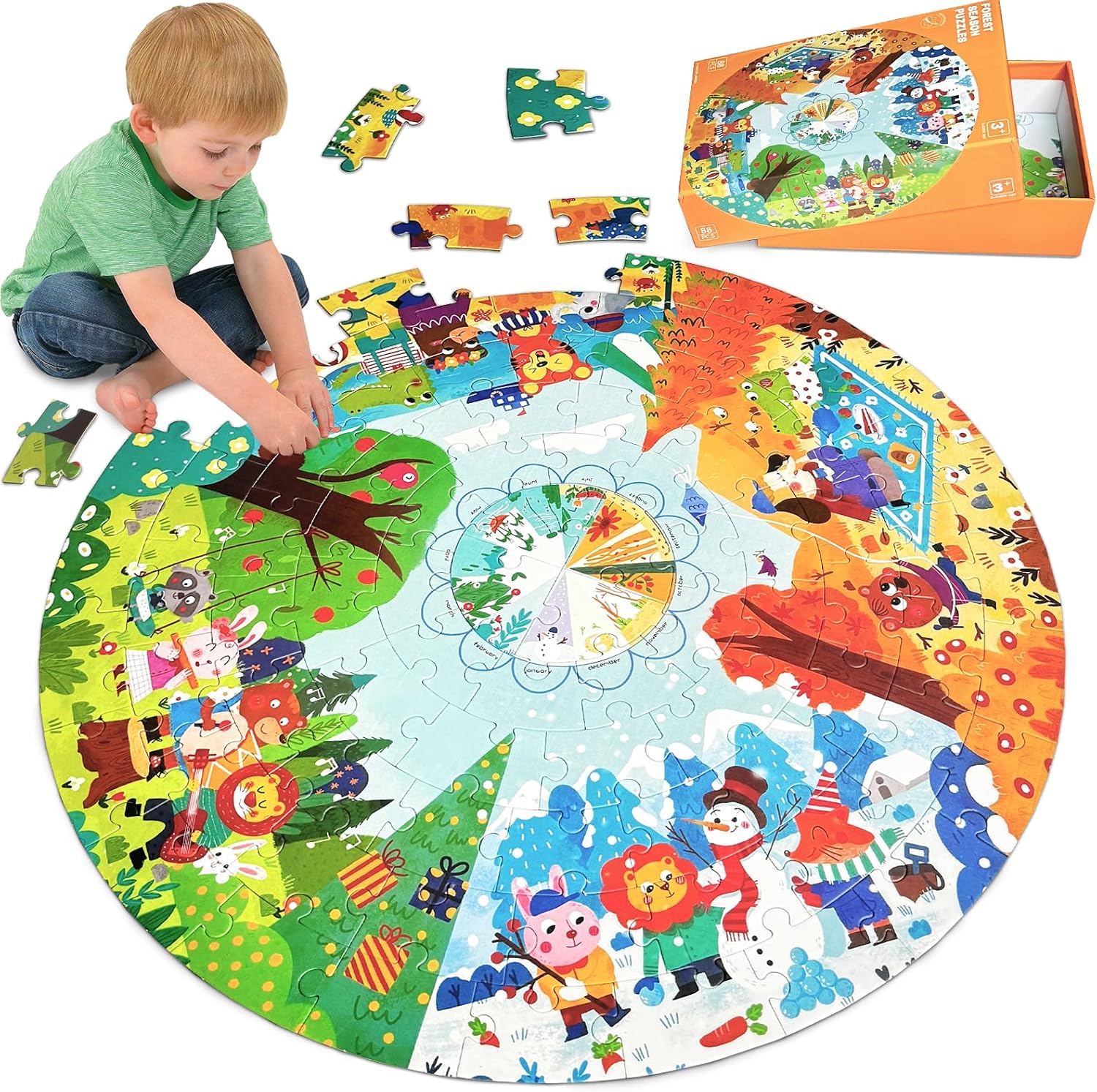 #Puzzle Kulveanju Cuatro Estaciones con 88 piezas por 16,99€ ¡¡5% de descuento!!