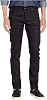 The Unbranded Brand Mens Ub444 Tight Fit 11oz Solid Black Stretch Selvedge Denim