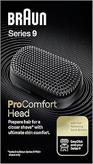 Braun Series 9 Cabezal ProComfort, 94PS, Negro - Accesorio EasyClick, Compatible con Afeitadora Eléctrica Hombre Series 9