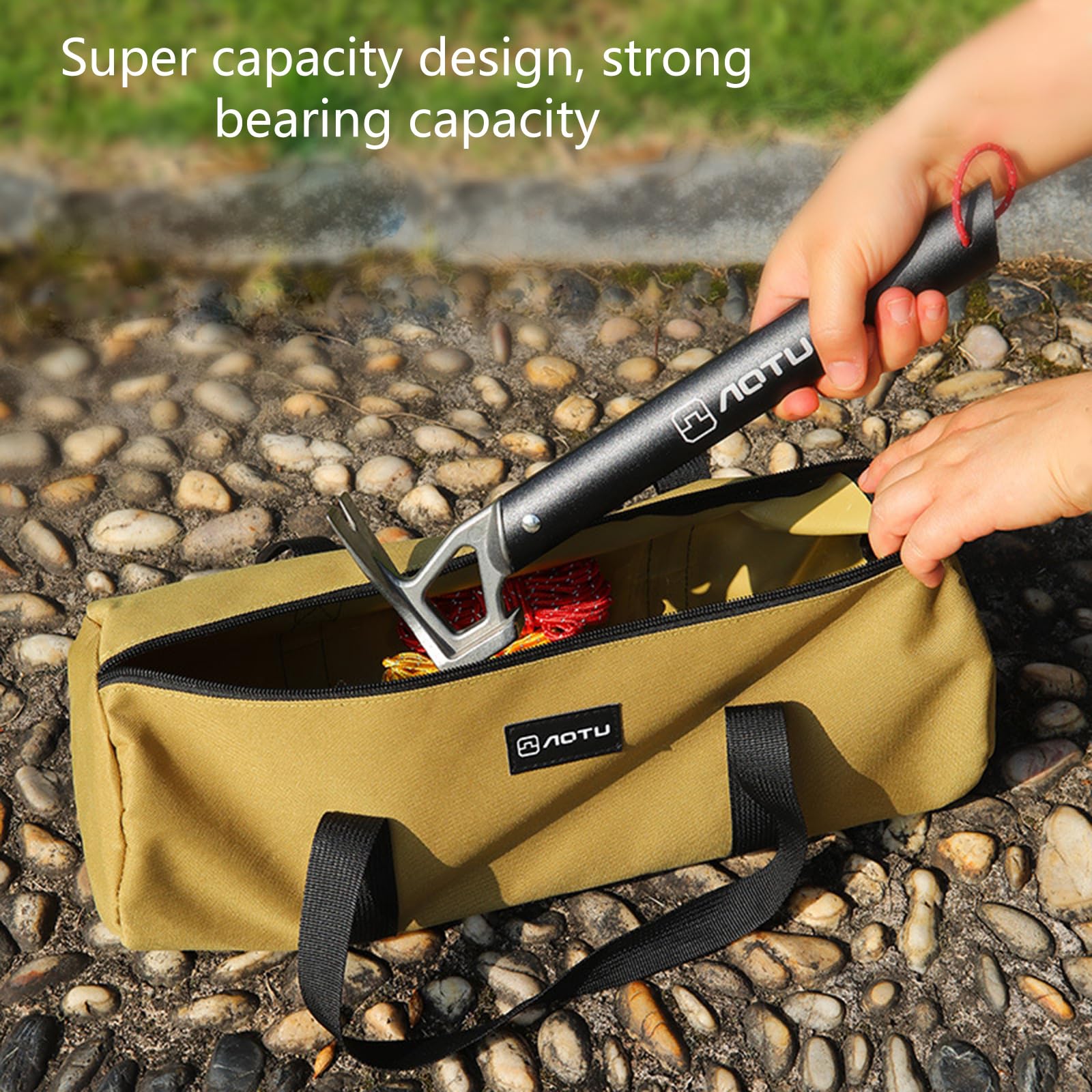 Tente,Sac De Rangement Pour Piquets De Tente,extérieur De 20cm,sac De Rangement Portable à 3