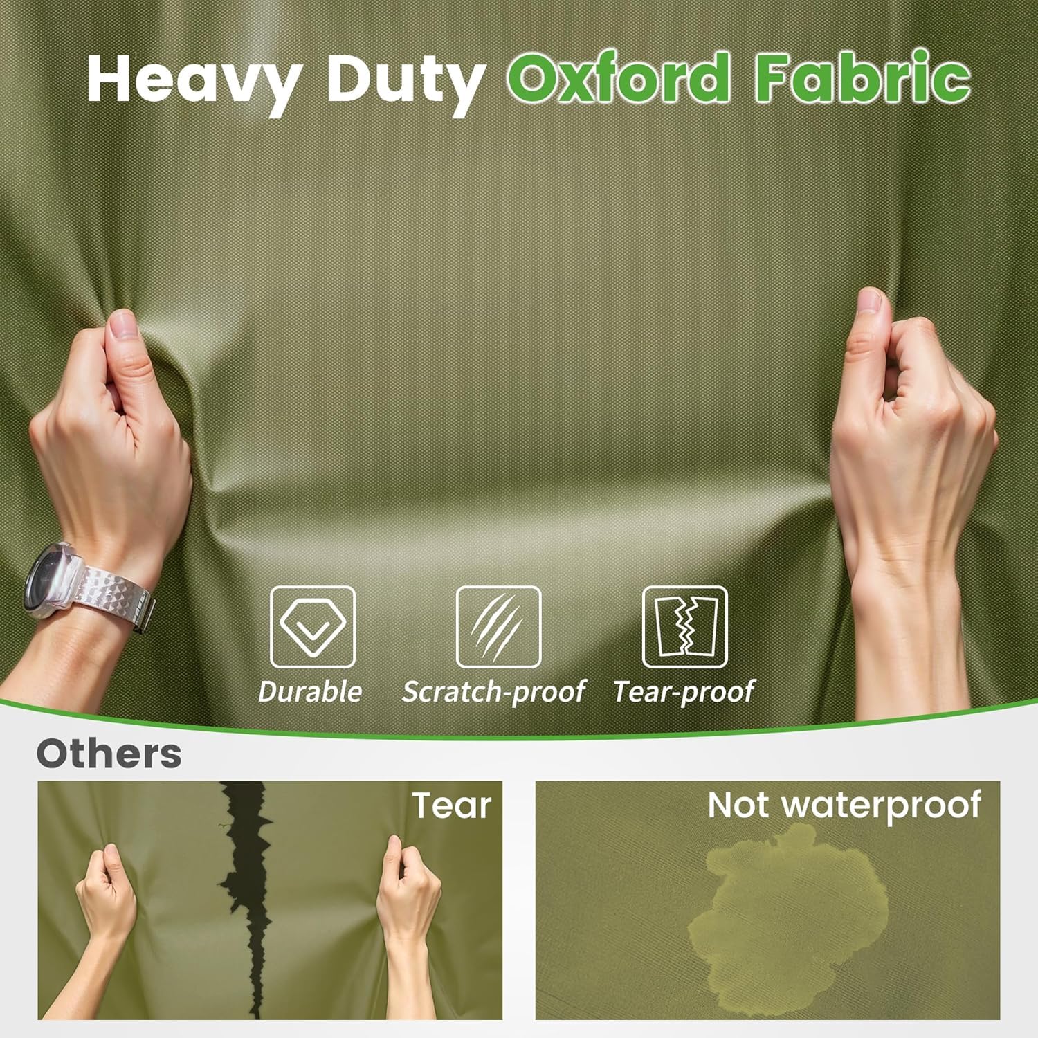 10L0L Buggy Rain Cover Housse pour Poussette de Golf Unisexe, Vert Clair, Taille Universelle