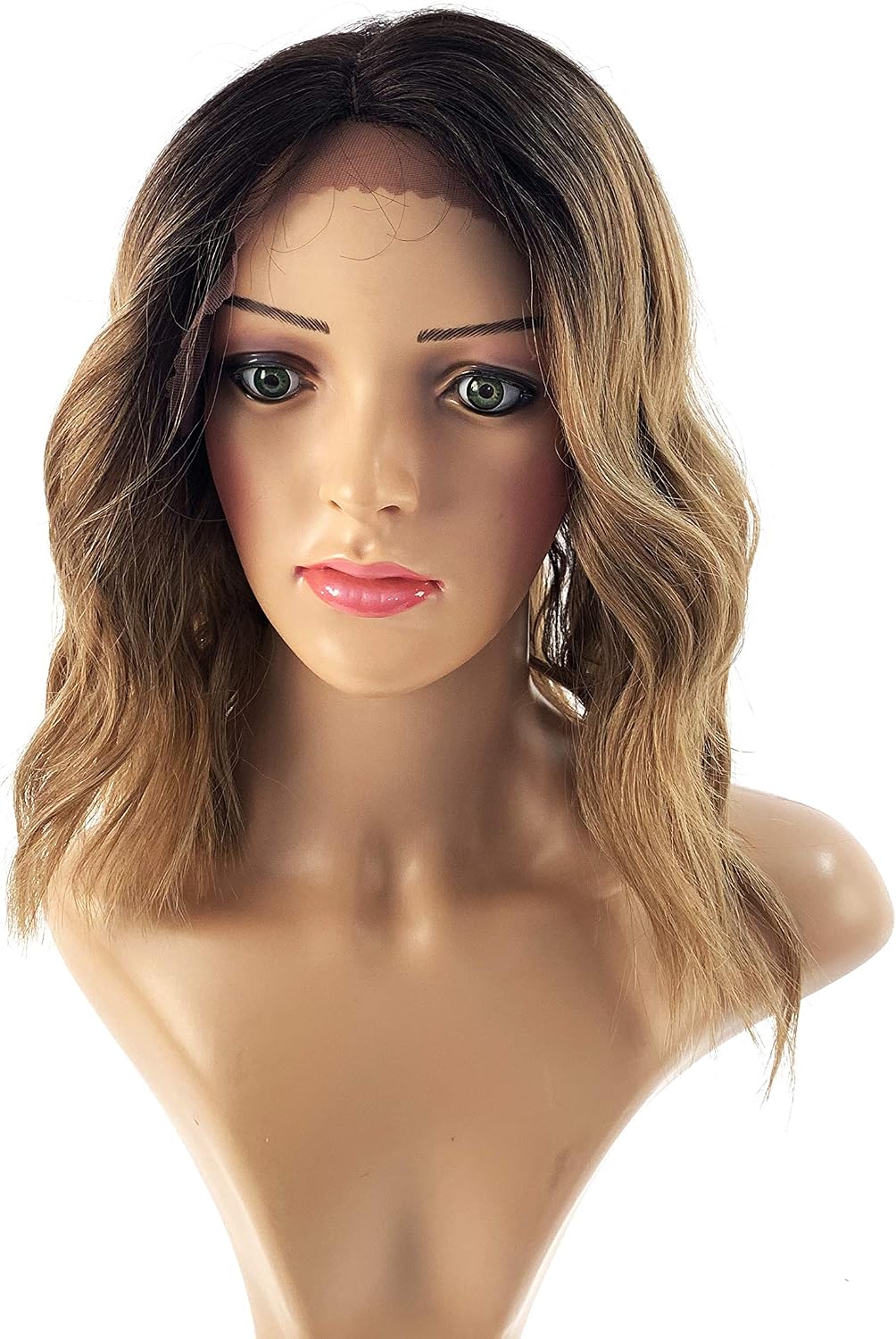 SLEEK Synthetic Lace Front Wigs 14.5'' Loose Wave Wigs Side-Part Lace Front Wig with Baby SPOTLIGHT 101 KYLIE LACE WIG Hair Heat Styled HighTemperature Fiber 4'' Deep Lace Parting 155g-TT6/23