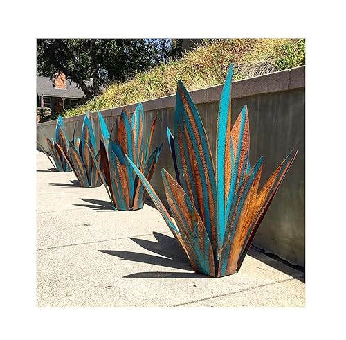 Sculpture Rustique de Tequila Bleue - Art décoration Statue Déco