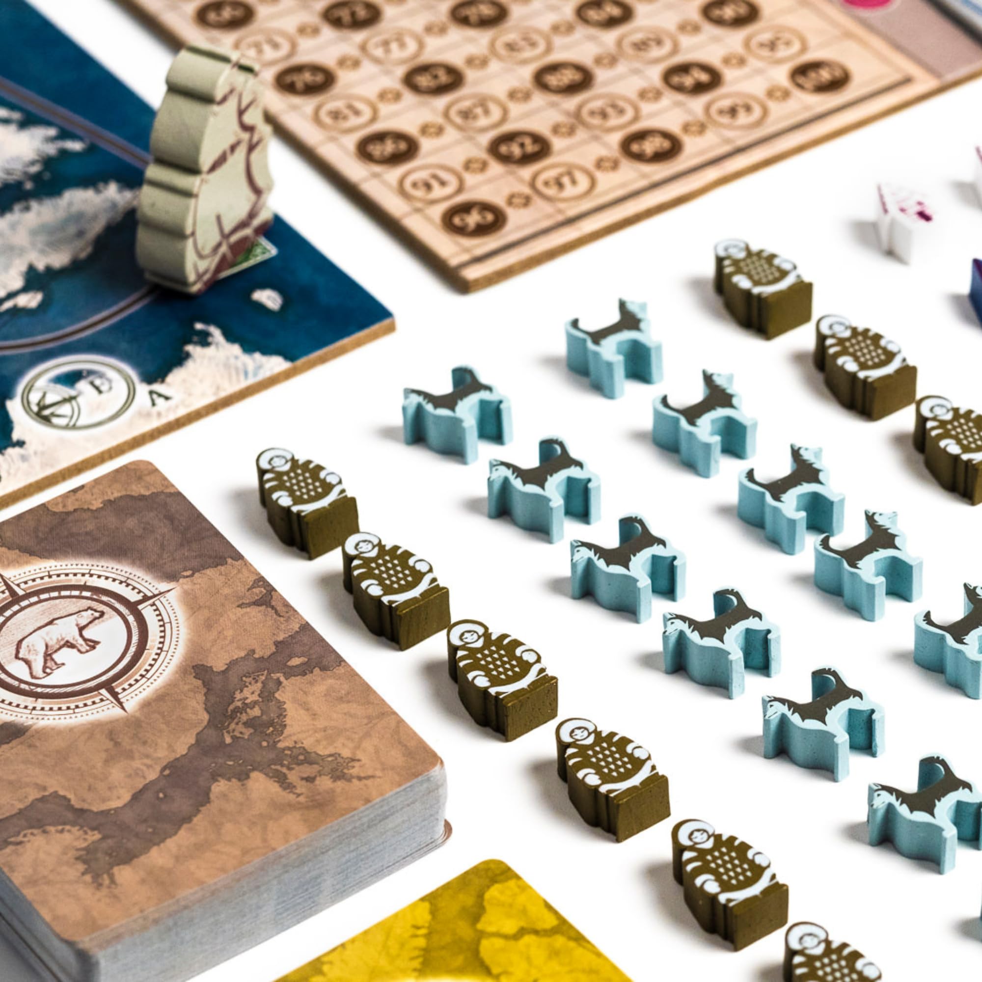 2Tomatoes Games | Through Ice and Snow | Juego de Mesa de Exploración en el Ártico | Estrategia y Aventura | 1-4 Jugadores | +14 | Español, Alemán, Inglés y Francés | Histórico, Lugares, Marítimo