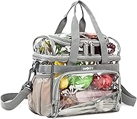 Vista 1 de J.CARP Mochila Transparente Resistente de Alta Capacidad, Bolsa Duradera y Transparente