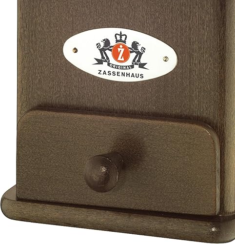 Miniatura 6 de Zassenhaus Molino de café manual de madera de haya oscura Brasilia