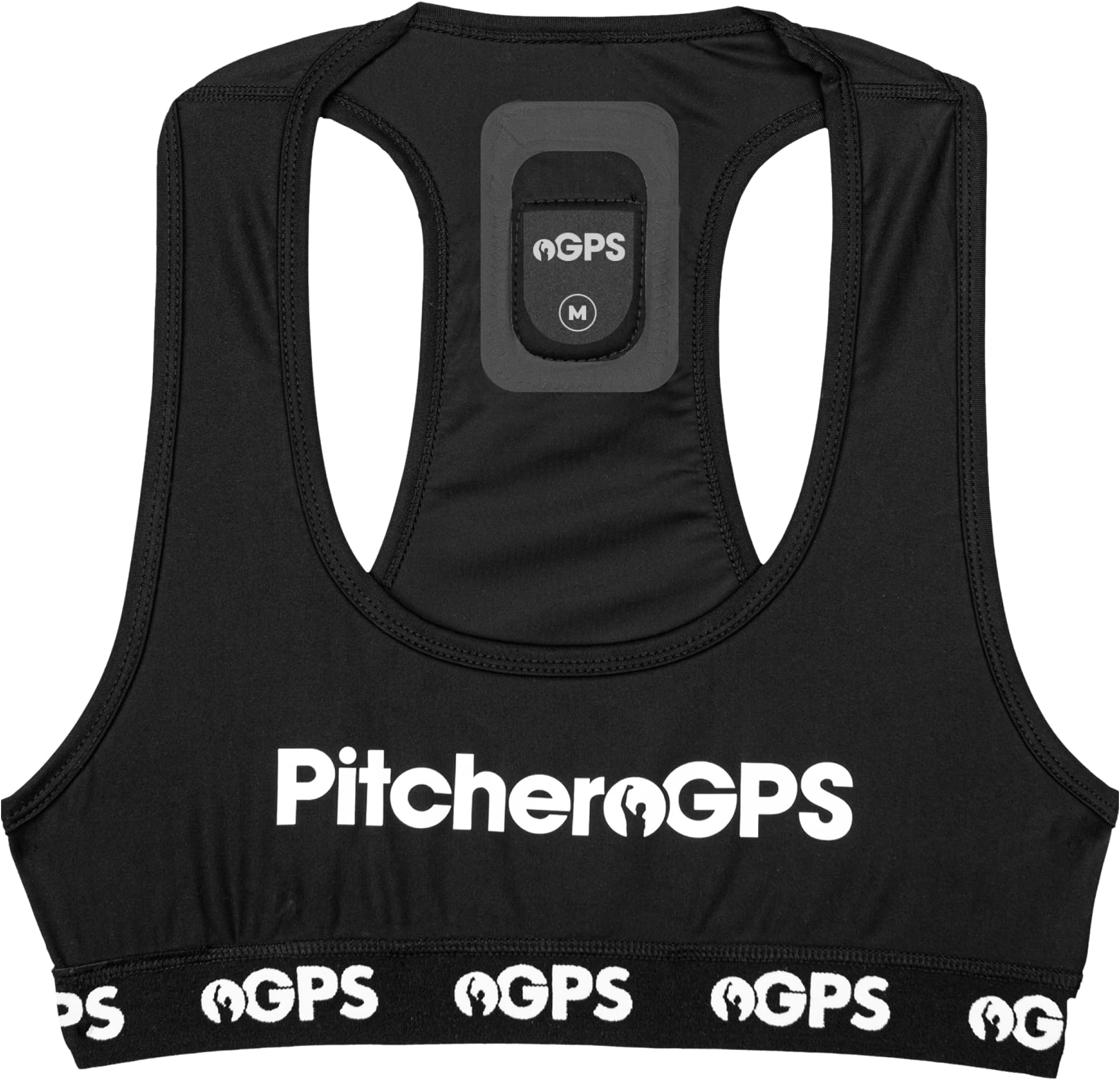 PitcheroGPS Player Vest Player Tracker, High-performance Fabric with Secure Tracker Pocket, Vest Only